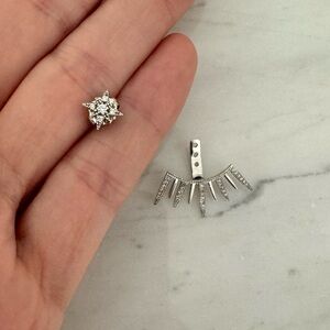 Jacquie Aiche White Gold Shining Star Stud Earring🌟